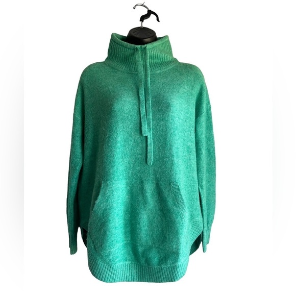 Lou & Grey Turtleneck Sweater in Green - Picture 1 of 5